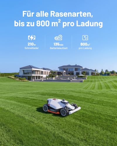Mammotion LUBA 3 AWD 1500 Mähroboter+Reinigungsständer, Empf.1500m² – Ansicht 5