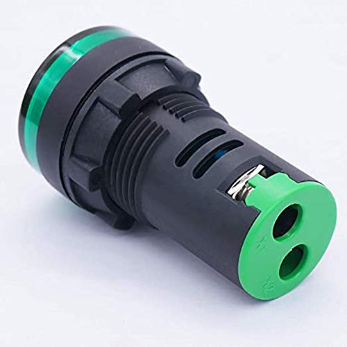 Szliyands 220V 20Ma Energy Saving Led Indicator Light Installation Hole Size 22Mm (7/8 Inch) Red15Pcs #TOP1