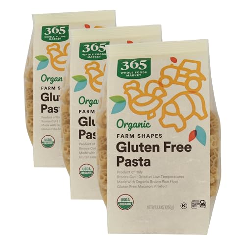 365 by Whole Foods Market, Pasta Farm Animals Tractors Gluten-Free Organic, 8.8 Ounce (Pack of 3)