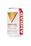 AMBAR Cerveza rubia especial sin gluten lata 33 cl