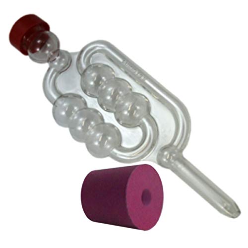 Bung & Bubbler Airlock - Demijohn Corcho de goma y cierre de aire - Cerveza vino sidra Mead Cover