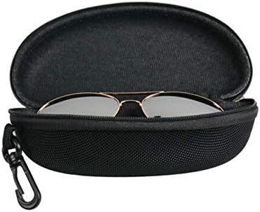 3pcs Sunglasses Case Hard Protective Eyewear Eyeglasses Glasses Box with Zip Hook