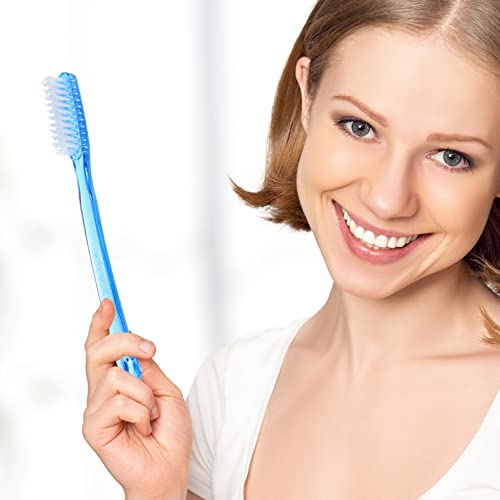 Beavorty 12Pcs Firm Toothbrushes Manual Hard Bristles Toothbrush Full Head Toothbrush Teeth Cleaning Whitening Toothbrush For Adults Women Men Random Color #TOP3