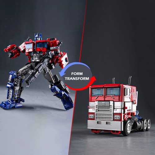 Prosheen Deformation Action Figure Toys, Car Model Alloy Deformation Portable Robot Toys Gift For Kids Girls Boys (Red 7.08 In) #TOP4
