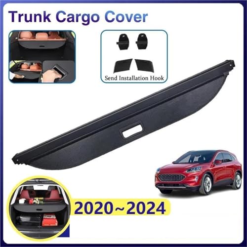 Cubierta de carga para Ford Escape Kuga 2020-2024 bandeja de maletero 3
