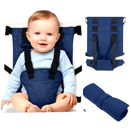 Image of SNAPTRON Harness Seat for High Chair /Portable Chair Seat with Straps for Sitting & Feeding /Portable Baby Safety Harness for Kids /Baby Harness /Travel Essential for Toddlers