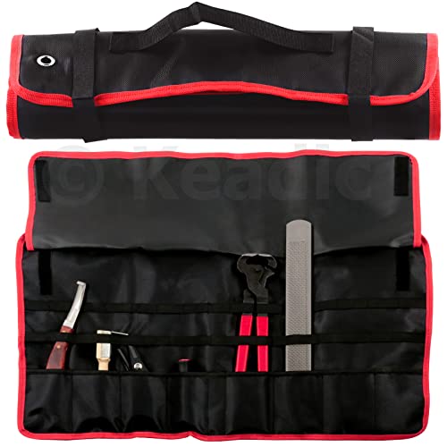 Keadic 7 Pcs Horse Farrier Hoof Trimmer Tool Kit Contains Professional Horseshoe Pliers Nipper, Hoof Knife Horseshoe Brush And Rasp Hoof Cutter, Horses Hoof Trim Set For Horses Cattle Sheep Donkeys #TOP5