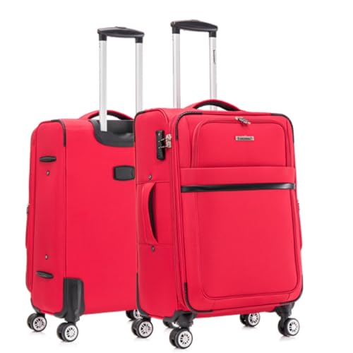 3-Piece Fabric Luggage Set, Suitcase, 20''/26''/30'', Softside Luggage, Travel Carry-On Luggage, Top and Side Handles, Combination Lock, Telescopic Handle, Interior Dividers4