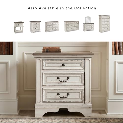 Signature Design by Ashley 3 Drawer Nightstand with Charging Station - image 7