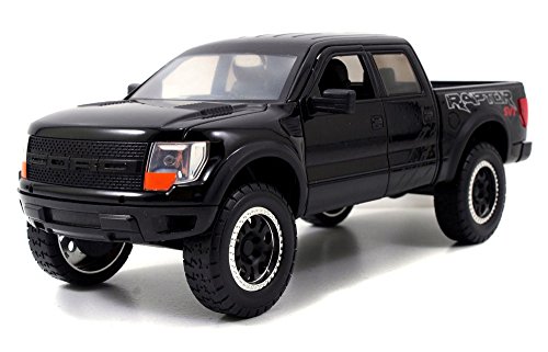 Jada 2011 Ford F150 SVT Raptor Pickup Truck 1/24 Diecast Model Car Matte Black