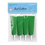 JUST CUTTERS Pack of 4 x 19g Writing Icing Tubes | Ready To Use | Instant Icing Pens for Writing, Drawing & Personalising Cakes, Biscuits & Baking (Green) - Image 1