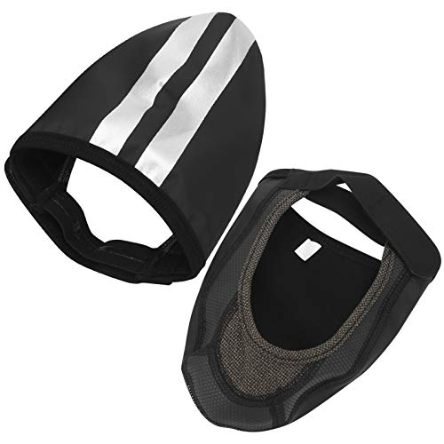 Bike Thermal Toe Cover, Windproof Reflective Shoe Covers with Non Slip Strips for Night Riding, Water Cycling Overshoes (S(39-40))