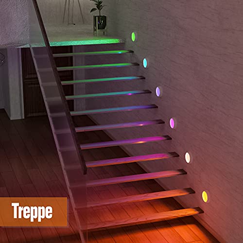 LED Schrankbeleuchtung Helplex Unterbauleuchten 6 RGBW kabellos