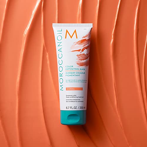 Moroccanoil Color Depositing Mask, Coral, 6.7 Fl Oz #TOP4