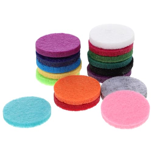 Artibetter Coussinets Aromatiques Remplaçables Confortables à Utiliser Couleur Aléatoire en Fibre Polyester 170 pour Pendentifs de 30 Mm pour Anniversaire ou Présent d'anniversaire