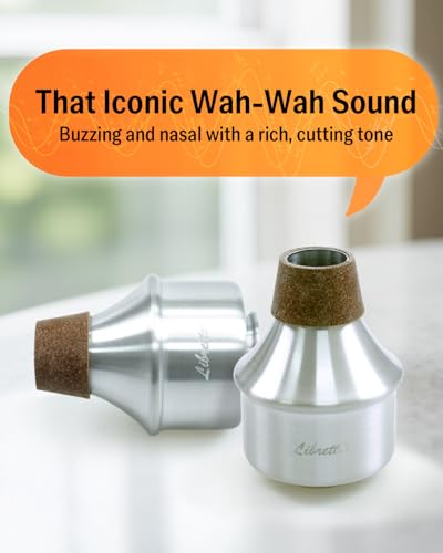 Libretto Trumpet Mute, AC011-5, Wah-Wah Mute, All Aluminum, Excellent For Stage Performance - Thumbnail 2