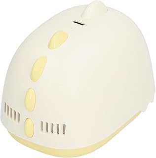 Rankomu Mini aspiradora de escritorio, mini aspiradora de escritorio, gran potencia de succión, ajuste de dos niveles, carga rápida, aspiradora de escritorio USB portátil, color amarillo