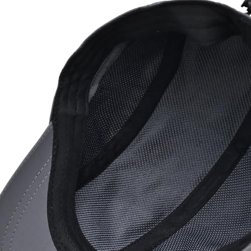 Visera deportiva ligera de secado rápido cuello caqui miniatura 6