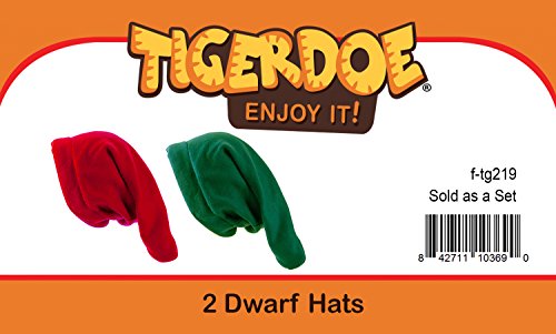 Tigerdoe Dwarf Hats Gnome Hats Storybook Character Costumes - Elf Accessories - Holiday Hat - Novelty 2 Pack - Thumbnail 6
