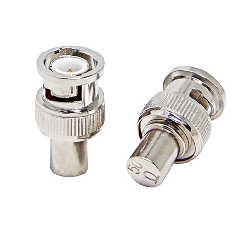 10pcs/lot 50Ohm/75Ohm BNC Male Plug Termination Dummy Load 50/75 Ohm Terminator RF Connector For CCTV(75 Ohm)