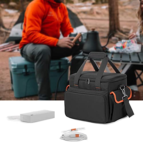 Trunab Carrying Case Compatible with ECOFLOW River/River 2/River Pro, Storage Bag with Waterproof Bottom and Front Pockets for Charging Cable and Accessories by Trunab - Image 4