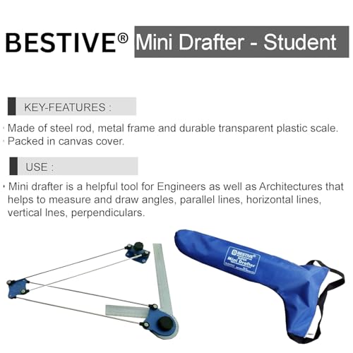 BESTIVE Mini Drafter with Canvas Cover - Image 6