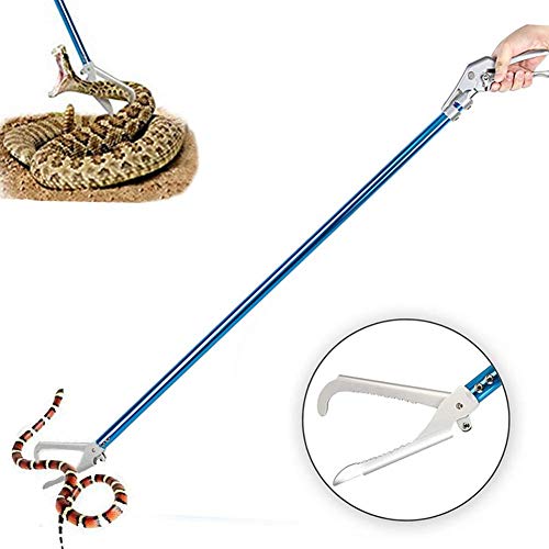 V-Cheetong 47'' Snake Tong Reptile Grabber Rattle Snake Catcher Wide Jaw Handling Tool With Lock And Comfortable Grip Handle All-Aluminum Alloy Professional #TOP2