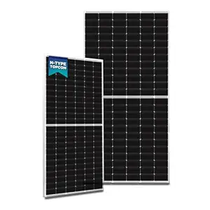 Anchor by Panasonic N-Type TOPCon 585Watt Solar Panel, Non DCR Half Cut 144 Cell, Dual Glass Bifacial Solar Module, 10BB, 30 Years Linear Performance Warranty (Pack of 2) - Expert Choice Deal with 85% Discount on Amazon | Valzo