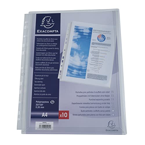 Exacompta Cf10 Buste Portaprogetti A Soffiet - 2