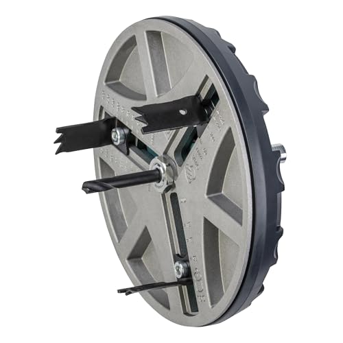 wolfcraft 5978000 - Scie Cloche AH Réglable - Diamètre 45 à 130 mm - Desserrage Ajustage Synchrone et Fixation