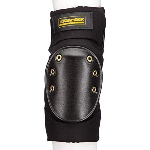 Rector 31005000 Fat Boy Knee Pad, Nylon Fabric, Medium, Black (Pack
