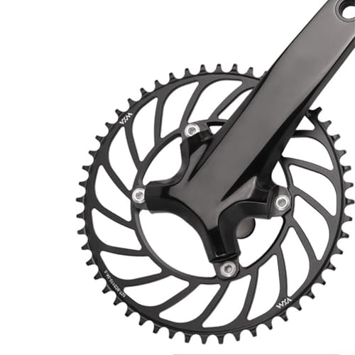 [CNC ALLUMINUM ALLOY] Realizzato in robusta lega di alluminio CNC, questo anello garantisce prestazioni di lunga durata e resilienza su ogni strada.