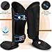 Kangnice Martial Art Shin Guards Leg Guards with Foot Protector Pad Adult Sparring Leg Foot Guards Adult Sports Shin Foot Guards
