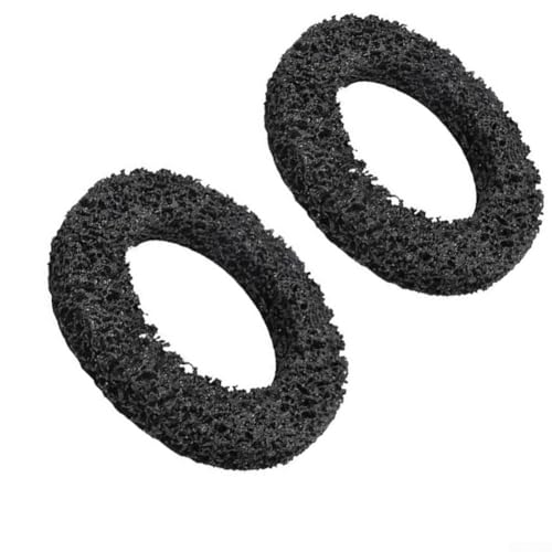 Besttoolifes - Besttoolifes 150 mm Radnabenreinigungsbürste mit Siliziumkarbid-Schleifbecher für Auto-Radnaben, schneller Felgenschleifer mit Staubkontrolle und Schnellwechselsystem (2 Schleifscheiben)