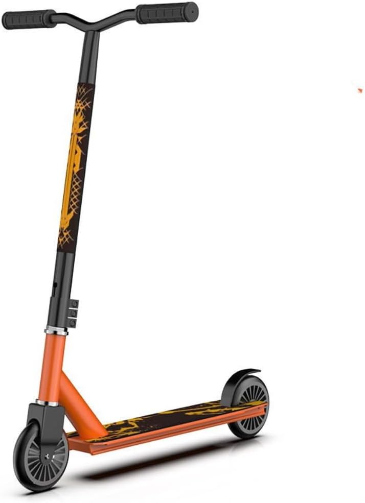 Extreme Kickboard Stunt Scooter for Kids - Freestyle Pro 360 Degree Spin Trick - Quad Clamp with Lightweight Easy Assembly Aluminum Deck - Street Pro Kick/Push for Adult Teens
