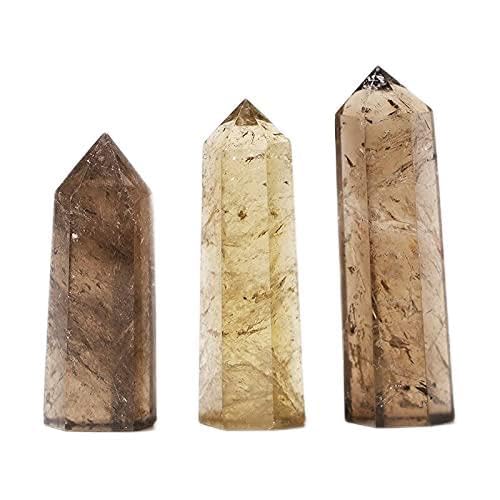 Colonne en cristal hexagonale haut de gamme pour une décoration raffinée