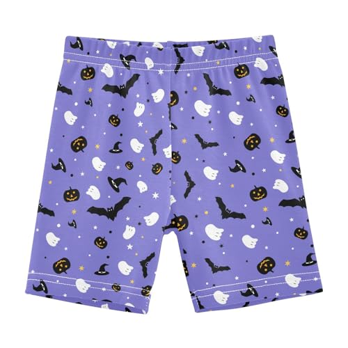 JHKKU Girls Halloween Shorts Cotton Cartwheel Bike Kids Biker Under Dress Dance Short Girl Clothes 10Y