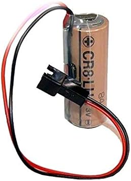 5pcs Compatible for CR8.LHC CR8LHC 3V Power Type 3V Lithium Battery PLC Industrial Control Li-ion Battery with Plug
