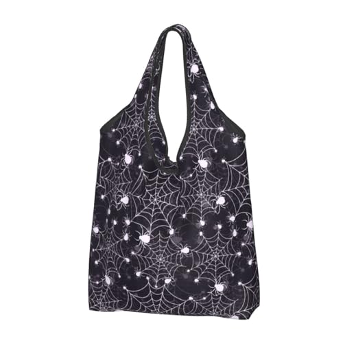 Sac d'épicerie pliable créatif en toile légère lot de 3 cabas à motifs pour l'automne
