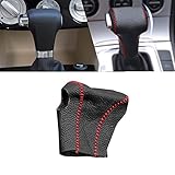 Cobear-Leder-Schalthebelabdeckung besteht aus der ersten Hautschicht, ist weich und atmungsaktiv. Darüber hinaus sind Schweiß absorbierend, rutschfest, kratzfest, verschleißfest, kein Abblättern, kein Verblassen, sodass Sie ein hervorragendes Preis-Leistungs-Verhältnis erzielen.