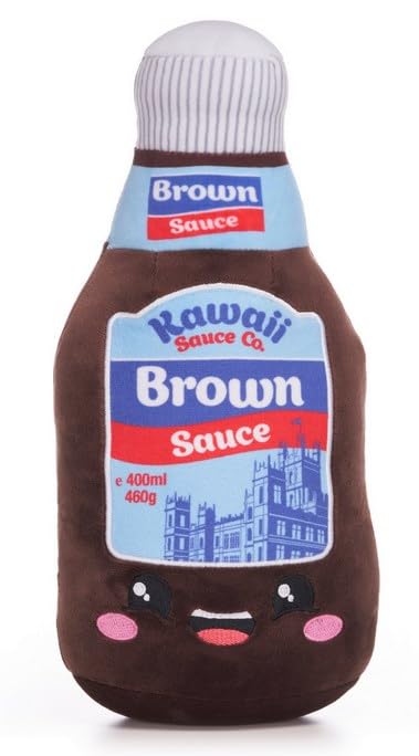 Kawaii Kuties Brown Sauce 10 inch Soft Toy Condiment Bottle Plush