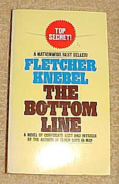 The Bottom Line by Fletcher Knebel Paperback B007UAD028 Book Cover