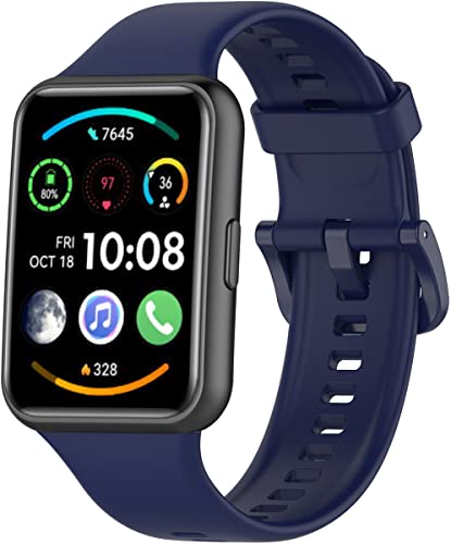 Bbz Cinturino Di Ricambio Compatibile Con Huawei Watch Fit 2 Cinturino,In Morbido Silicone, Per Huawei Watch Fit 2 Smartwatch