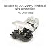 FOCCTS 12pcs Conector eléctrico inutilizable con aislamiento forma-T para conector de conexión...