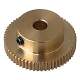 Material: Messing Messing 0.5 Modul 60 Z?hne Z?hne Schneckenrad Schnecken Zahnrad f¨¹r Getriebe Welle Bremse Fahren