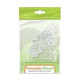 TONIC STUDIOS 080e Rococo Poinsettia Wreath Die