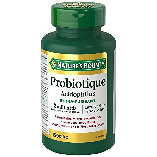 Nature's Bounty Acidophilus Probiotic 2 Billion, 150 Caplets #TOP2