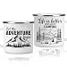 Camping Gifts for Men Enamel Mug, Cool Camping Coffee Cup 12oz, Lightweight and Durable Camp Mug for Outdoor Adventures, Unique Camper Gifts for Men, Funny Gifts for Camping Lovers