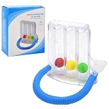 KQDRAVINE Système d'entraînement respiratoire à 3 chambres, appareil d'exercice respiratoire pour la fonction pulmonaire et l'orthophonie, entraîneur respiratoire pour l'orthophonie