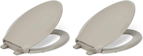 Miniatura 32 de KOHLER 4636-RL-7 Cachet ReadyLatch - Asiento de inodoro alargado de cierre lento, asiento de inodoro de cierre suave con tapa silenciosa, topes